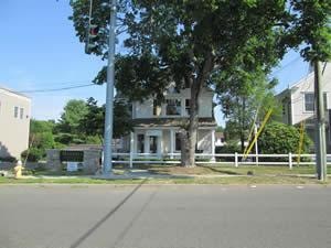 Commercial property inspected — historic house with large tree 2